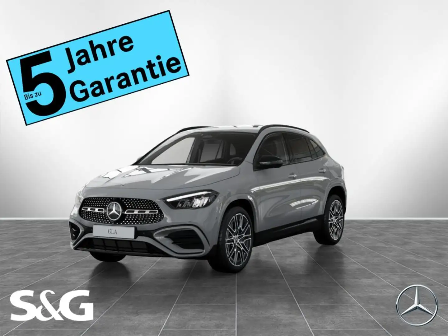 Mercedes-Benz GLA 200 d AMG MBUX+360°+LED+AHK+Distroni+Totwink Grau - 1