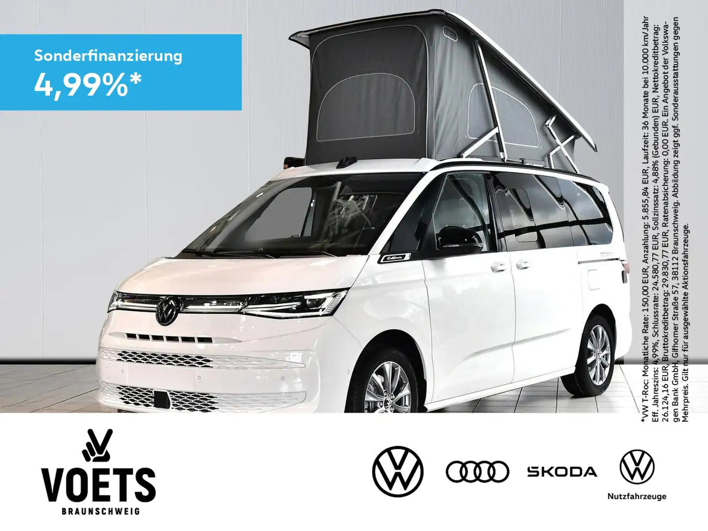 Volkswagen T7 California Ocean 2.0 TSI DSG Blanc - 1