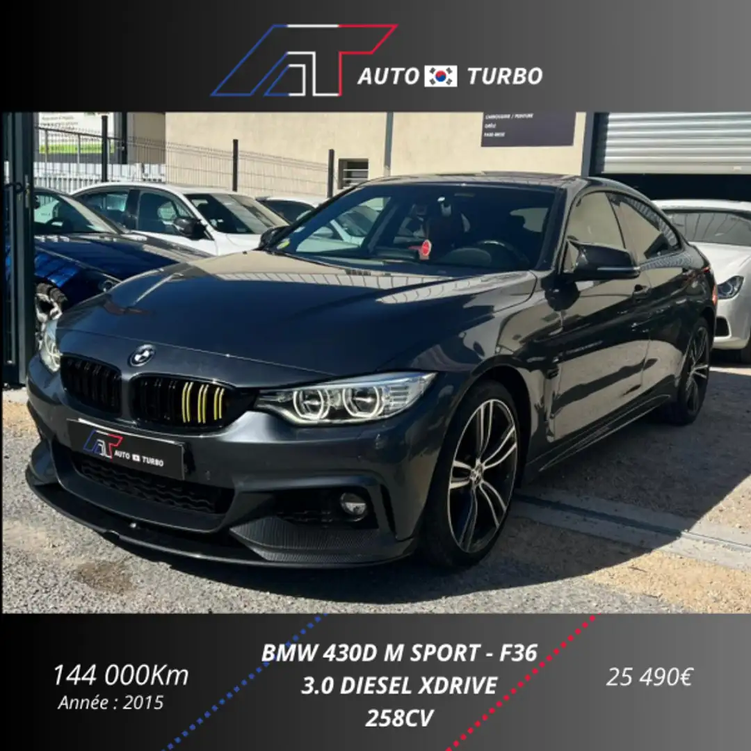 BMW 430 (F36) 430 D 258CH M SPORT Schwarz - 1
