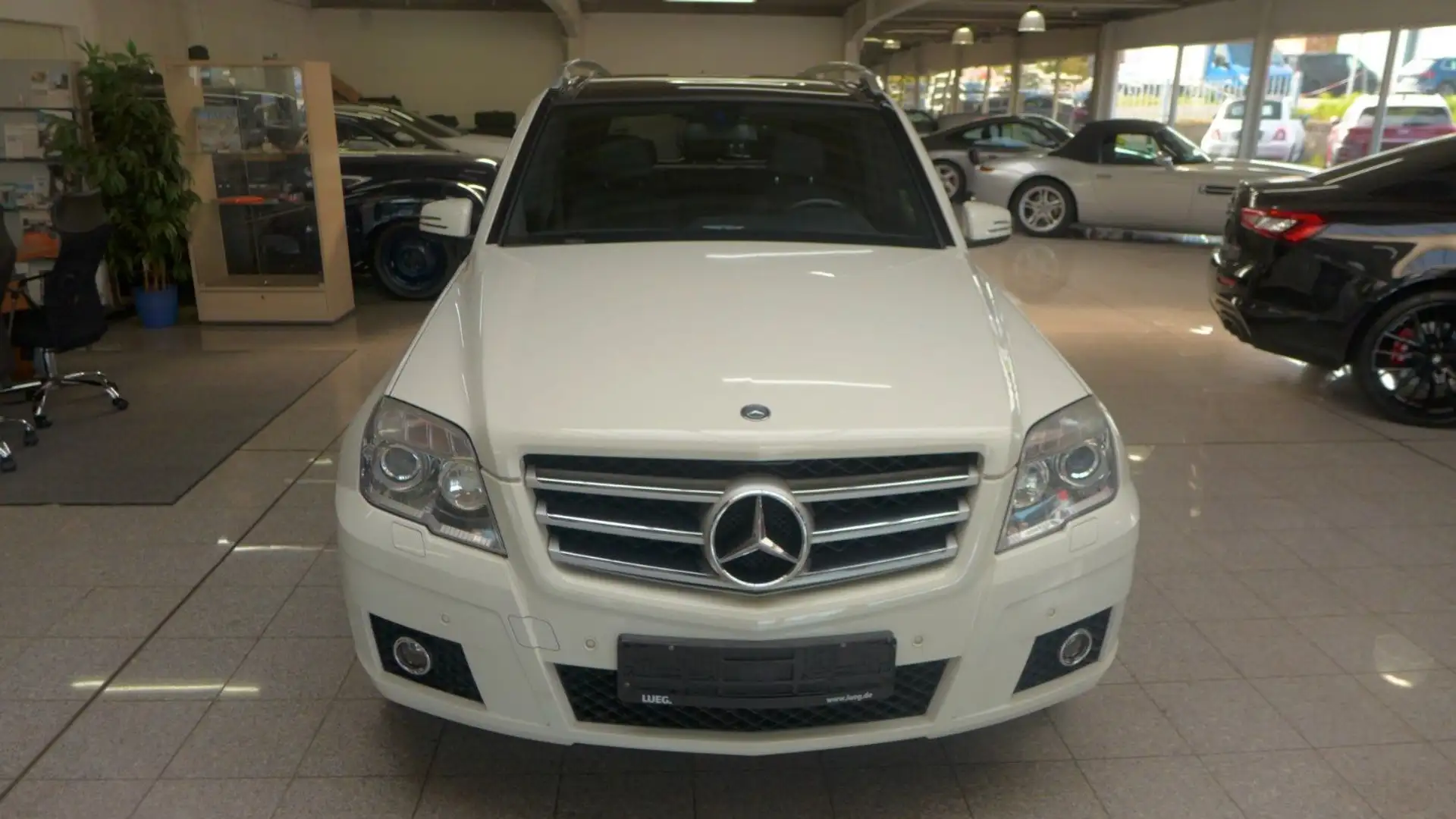 Mercedes-Benz GLK 280 GLK280 Automatik - 4Matic- PANO-SCHIEBE-HEBEDACH Blanco - 2