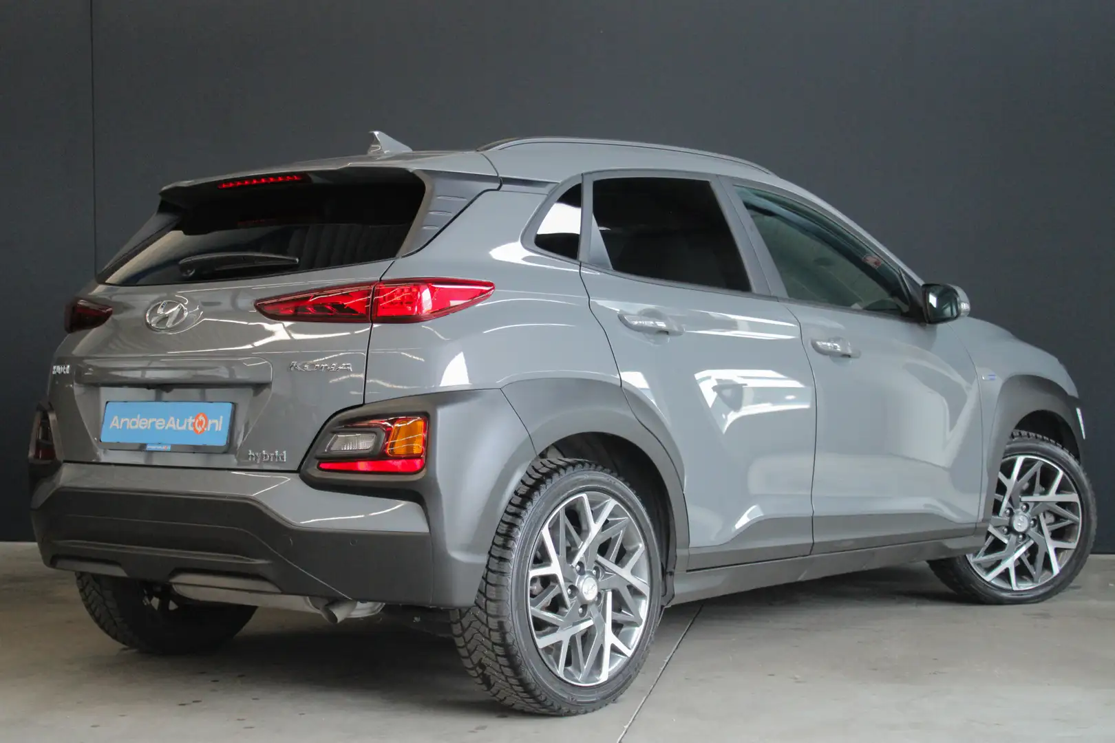 Hyundai KONA 1.6 GDI HEV Premium |dealer onderhouden|stoel/stuu Gris - 2