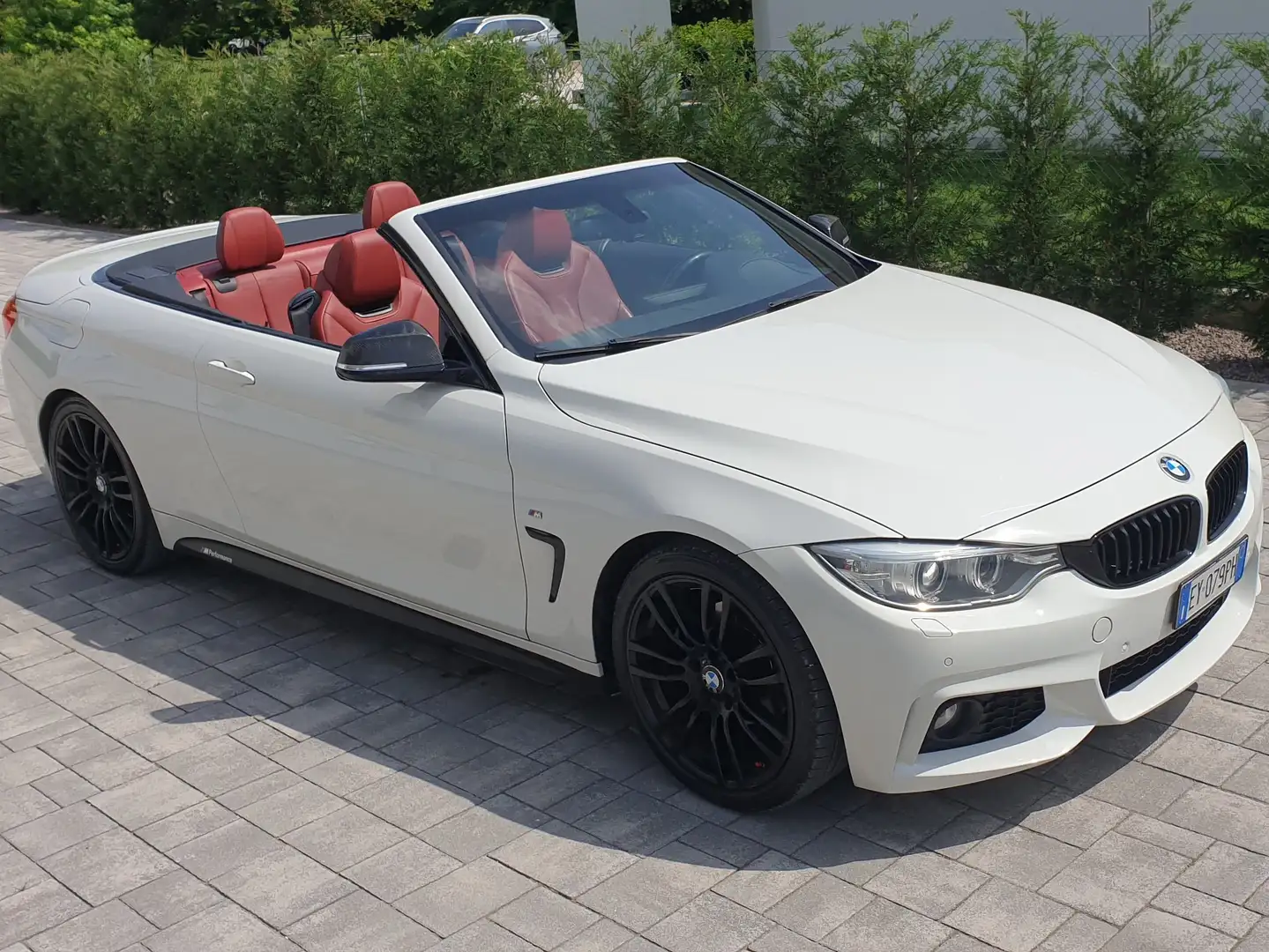 BMW 420 420d Cabrio Msport 184cv auto Bianco - 1