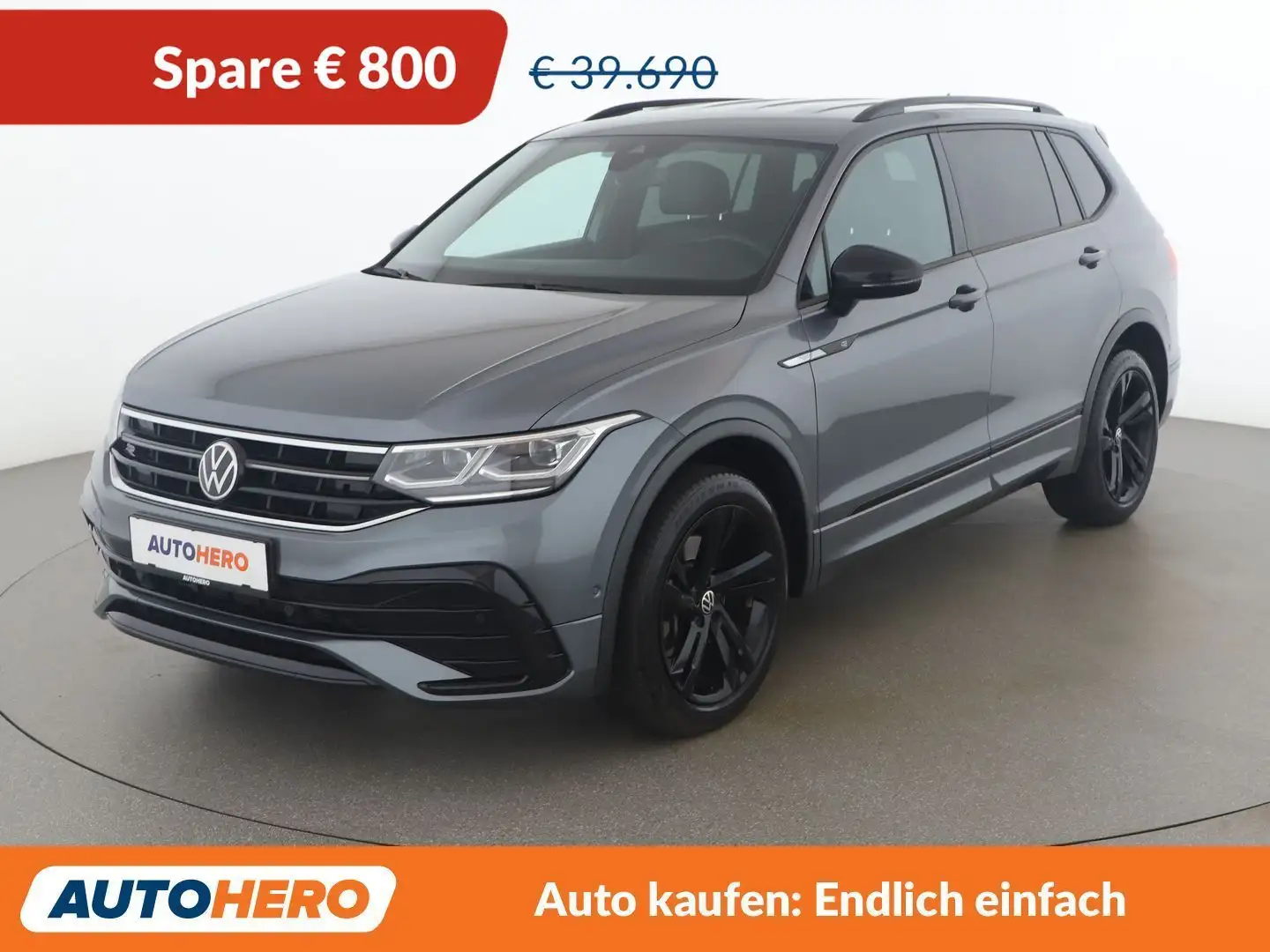 Volkswagen Tiguan Allspace 2.0 TSI R-Line 4Motion Grau - 1