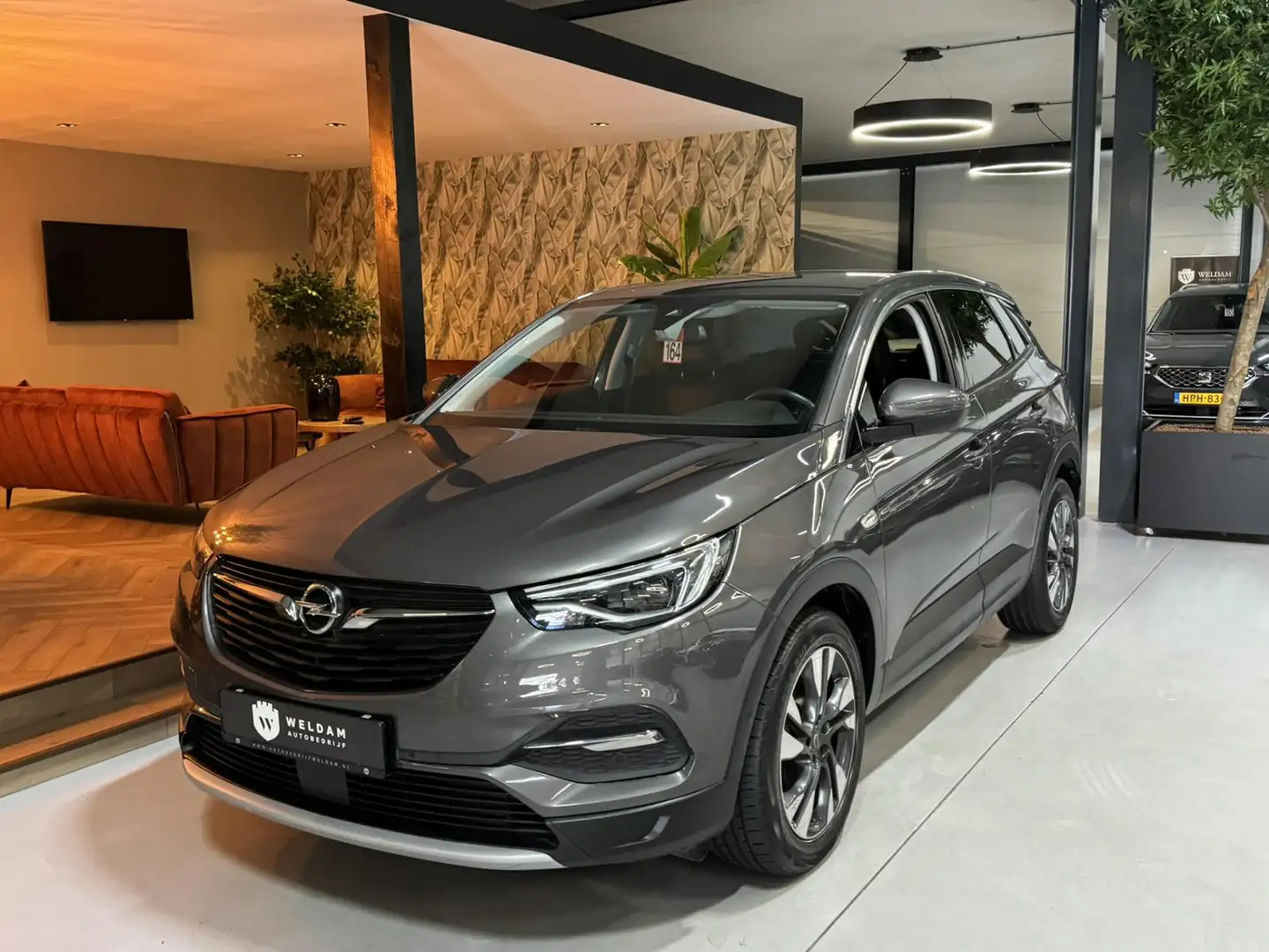 Opel Grandland X 1.2 Turbo Innovation Garantie CarPlay Camera Blind Gris - 2