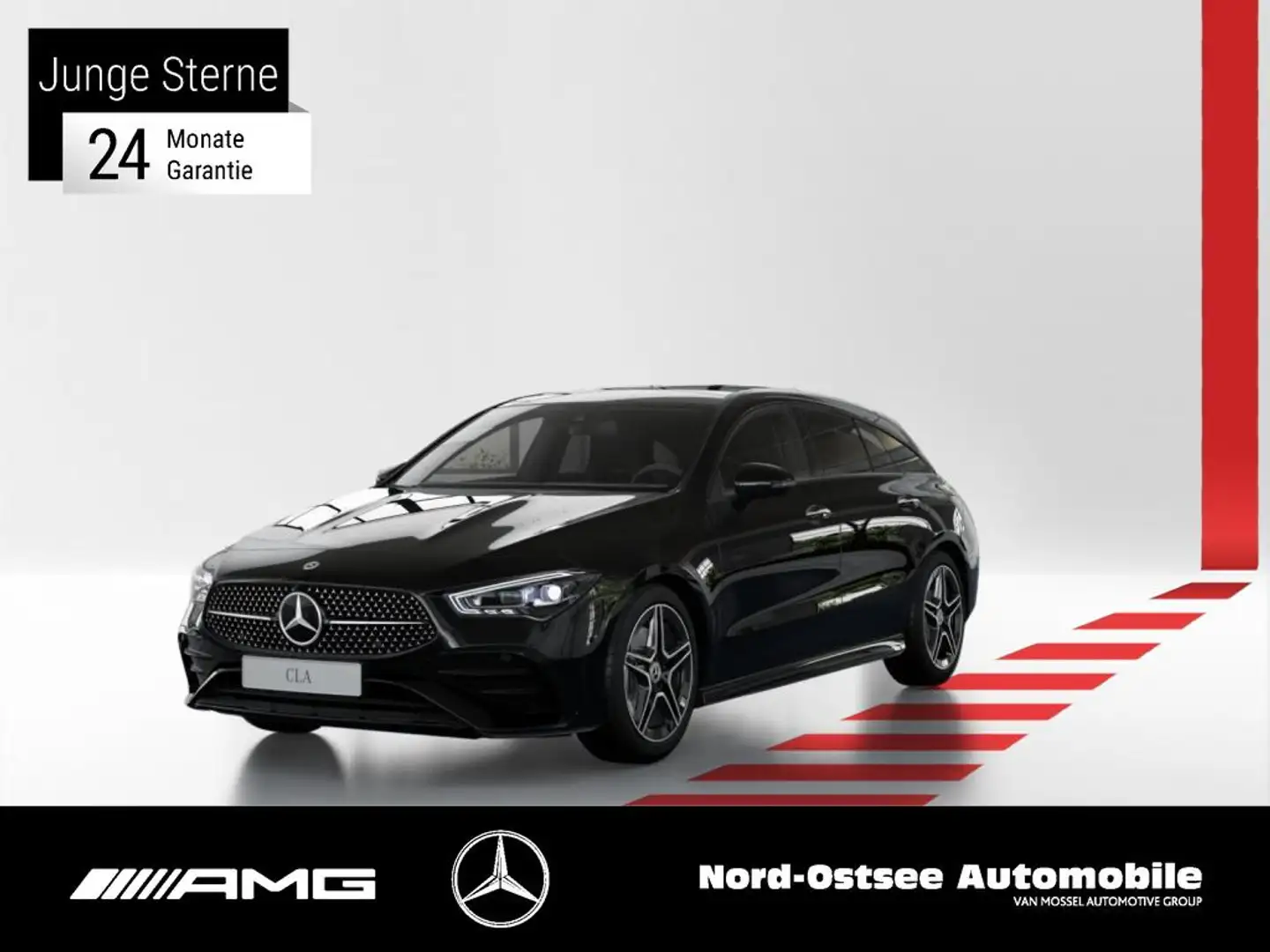 Mercedes-Benz CLA 200 SB AMG NAVI PANO KAMERA SITZHZG NIGHT Schwarz - 1