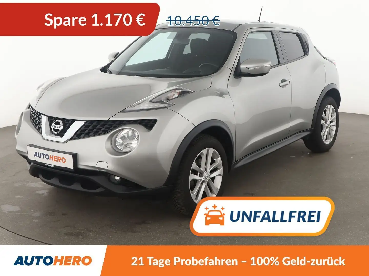 Nissan Juke 1.2 Acenta*TEMPO*PDC*ALU*PANO*LIM* Grau - 1