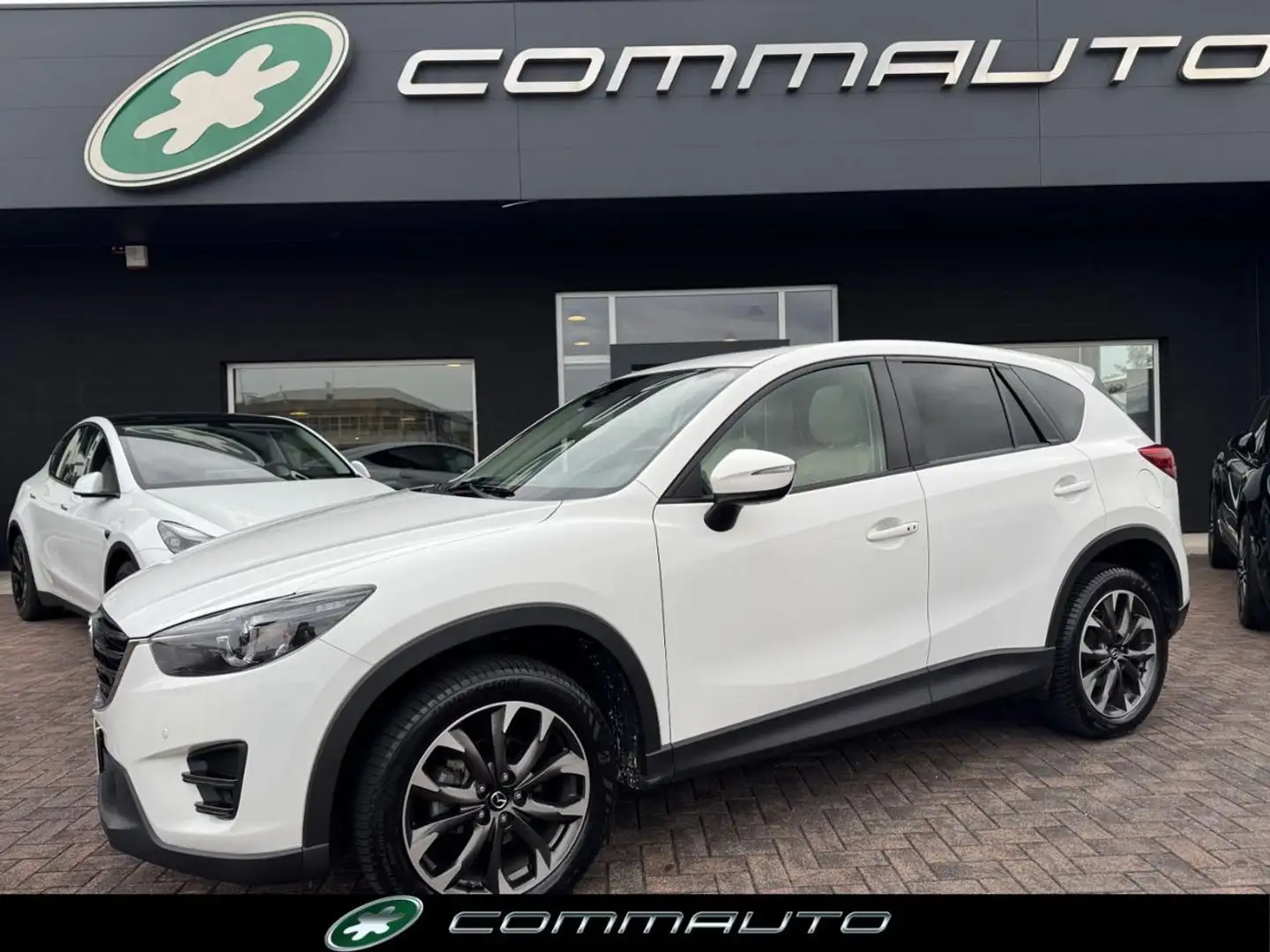 Mazda CX-5 2.2L Skyactiv-D 150CV 4WD Exceed Automatica Blanc - 1