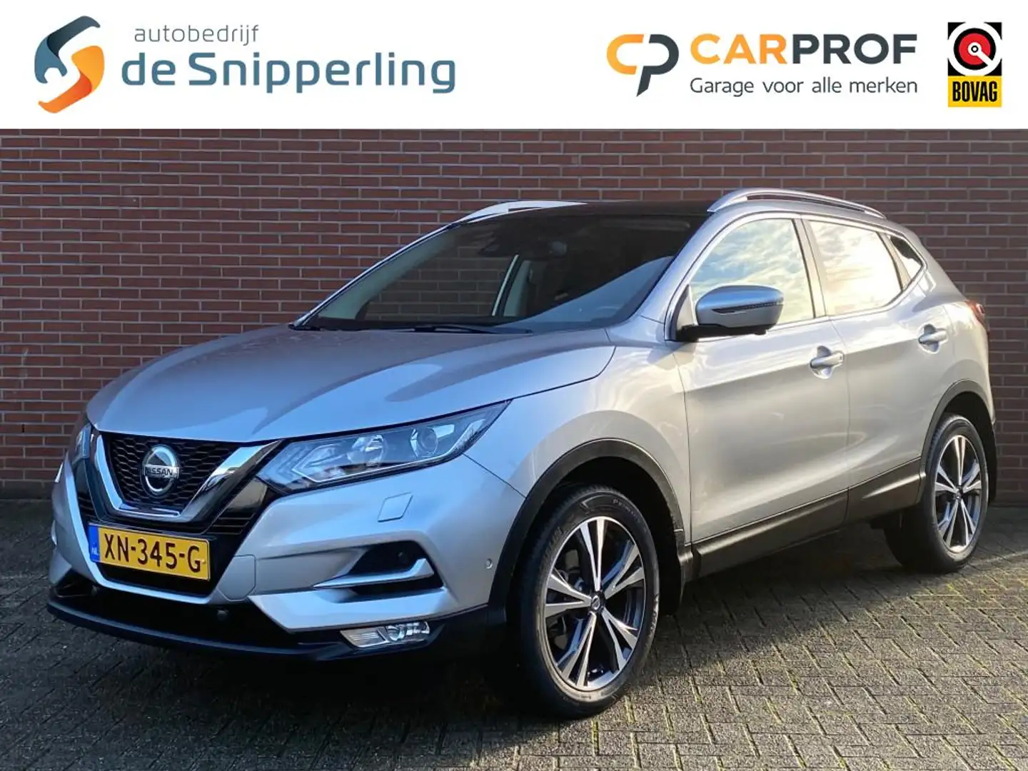Nissan Qashqai 1.2 TEKNA + NAV 360 CAMERA CLIMA CRUISE PANO STOEL Gris - 1