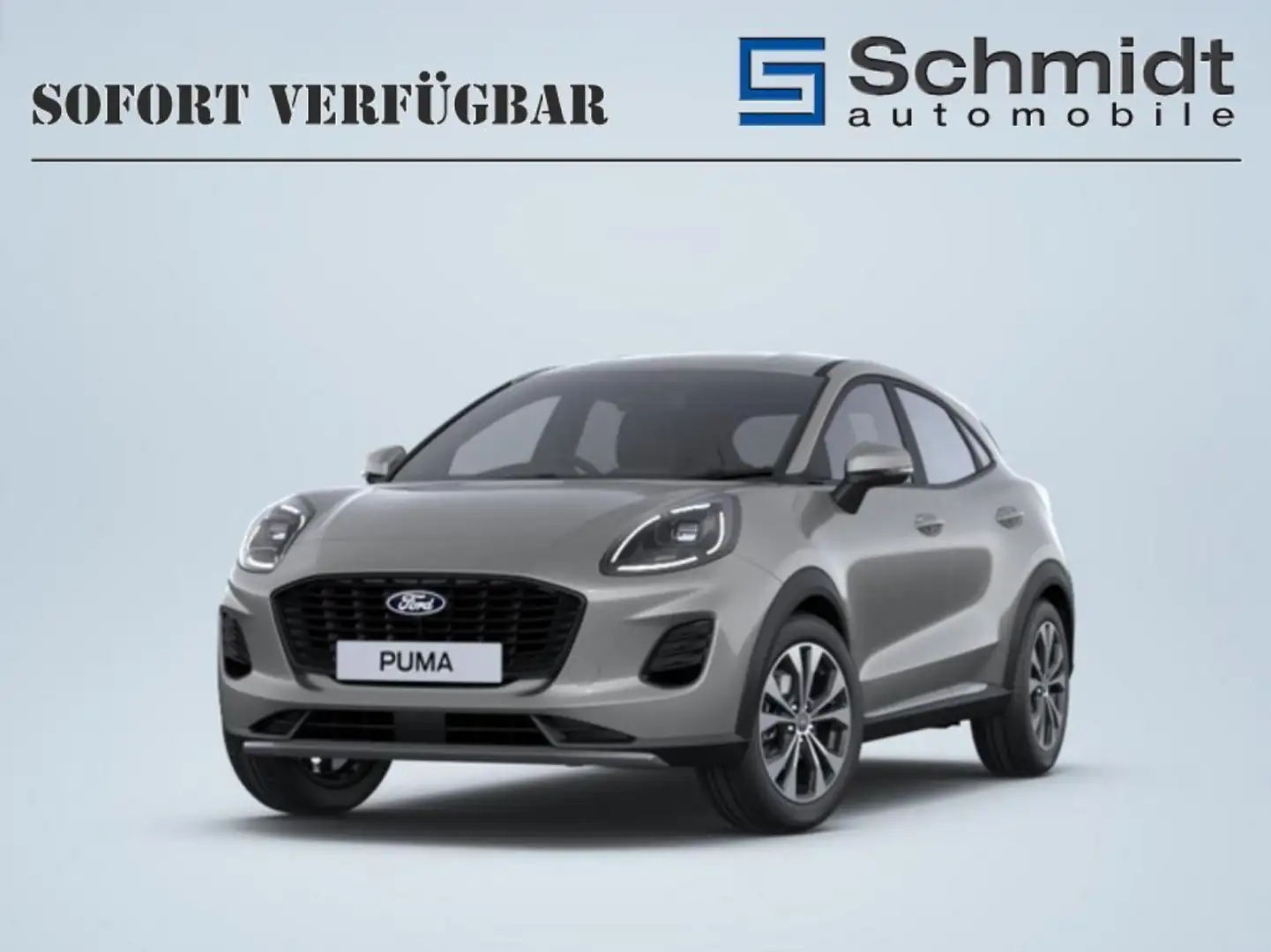 Ford Puma Titanium 5-türig 1,0L Ecoboost Hybrid 125PS M FWD Silber - 1