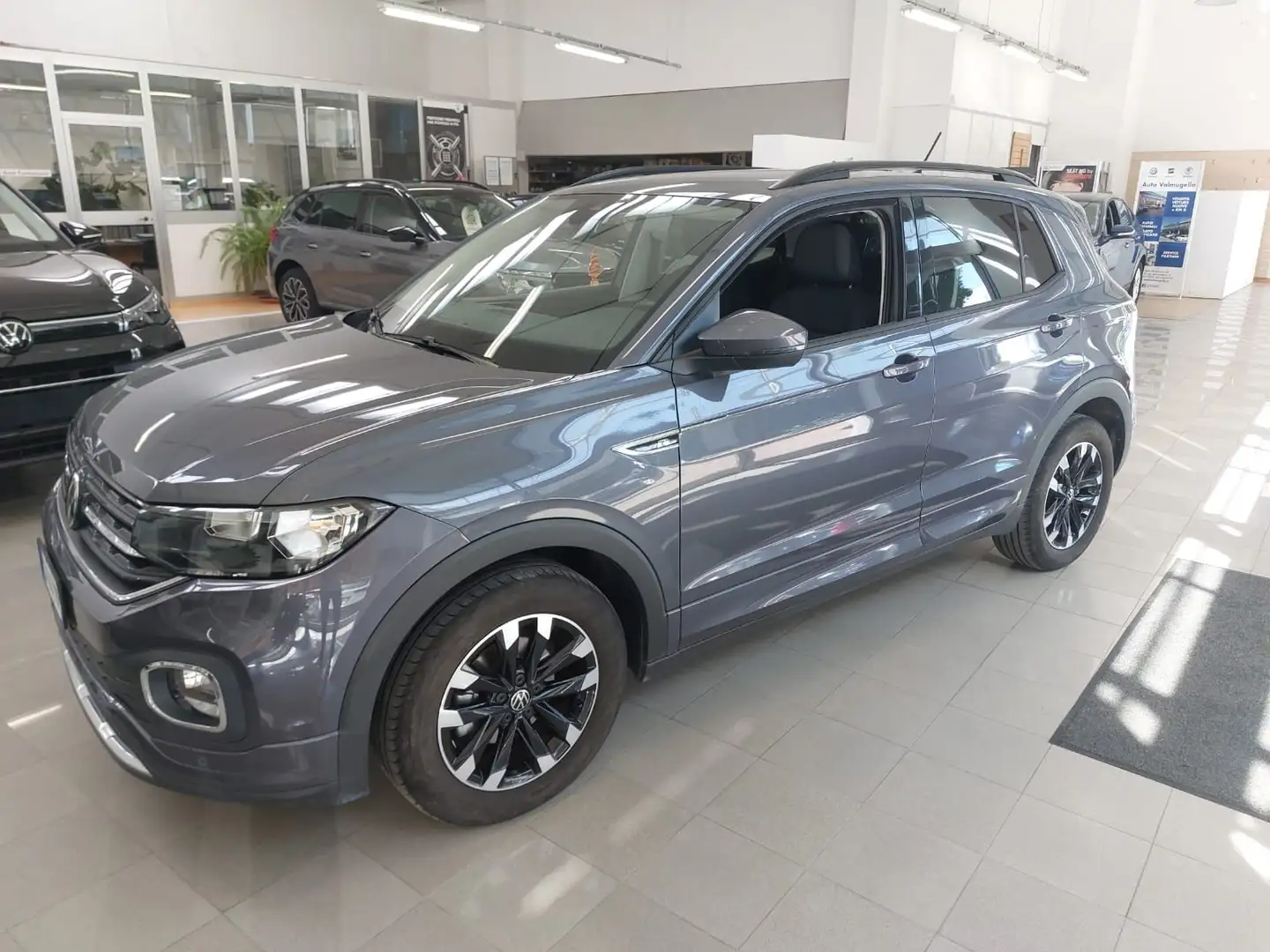 Volkswagen T-Cross T-Cross 2019 1.0 tsi Sport R-LINE 110cv DSG Unipro Gris - 2