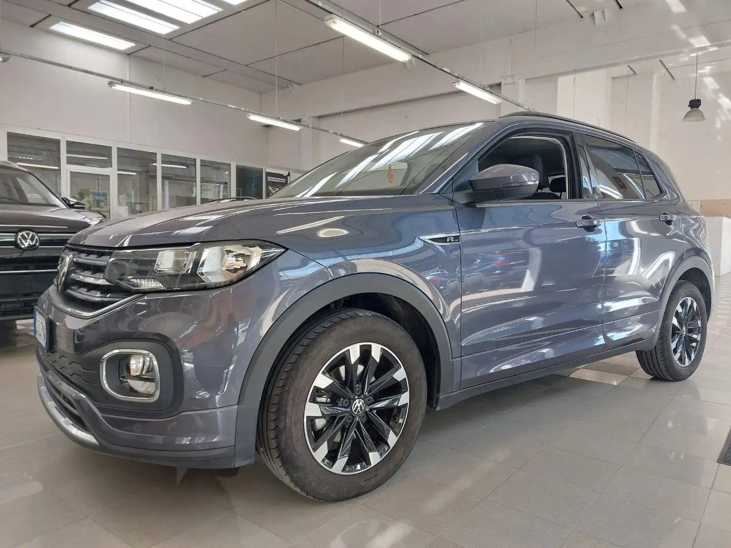 Volkswagen T-Cross T-Cross 2019 1.0 tsi Sport R-LINE 110cv DSG Unipro Gris - 1