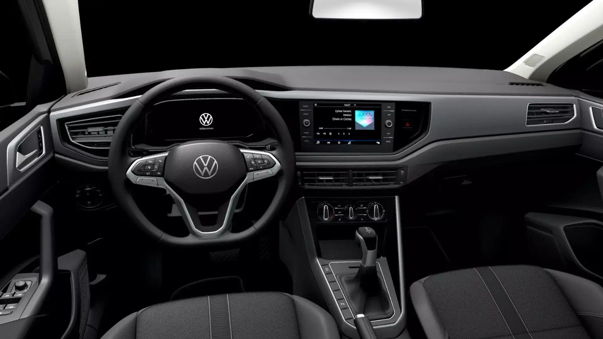 Volkswagen Polo Style DSG #MATRIX #IQ-DRIVE #APP #VIURTUAL Schwarz - 2
