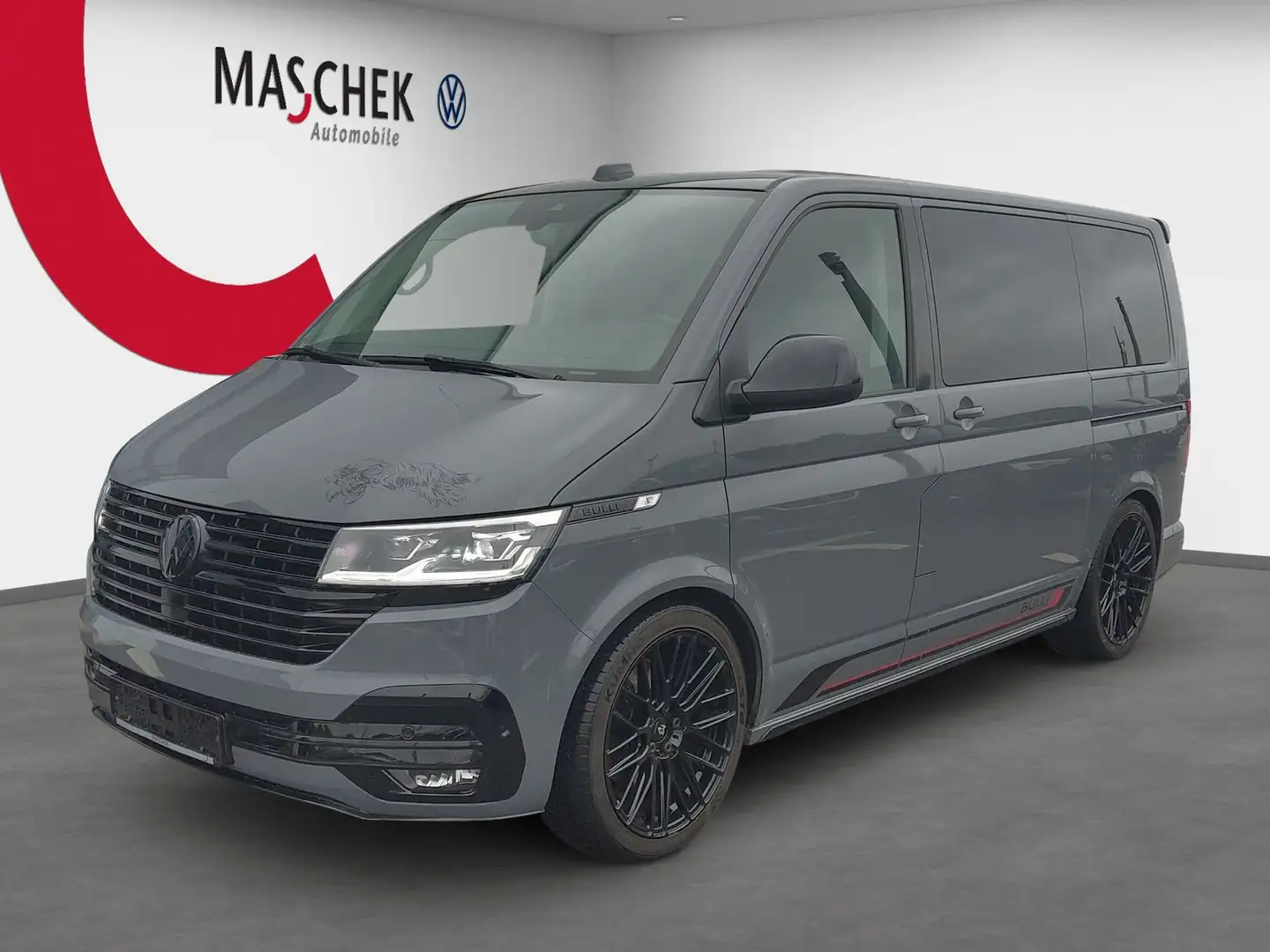 Volkswagen T6.1 Multivan 6 Sitze 20 Zoll Gewinde Optik Black AHK ACC AUT Grijs - 2