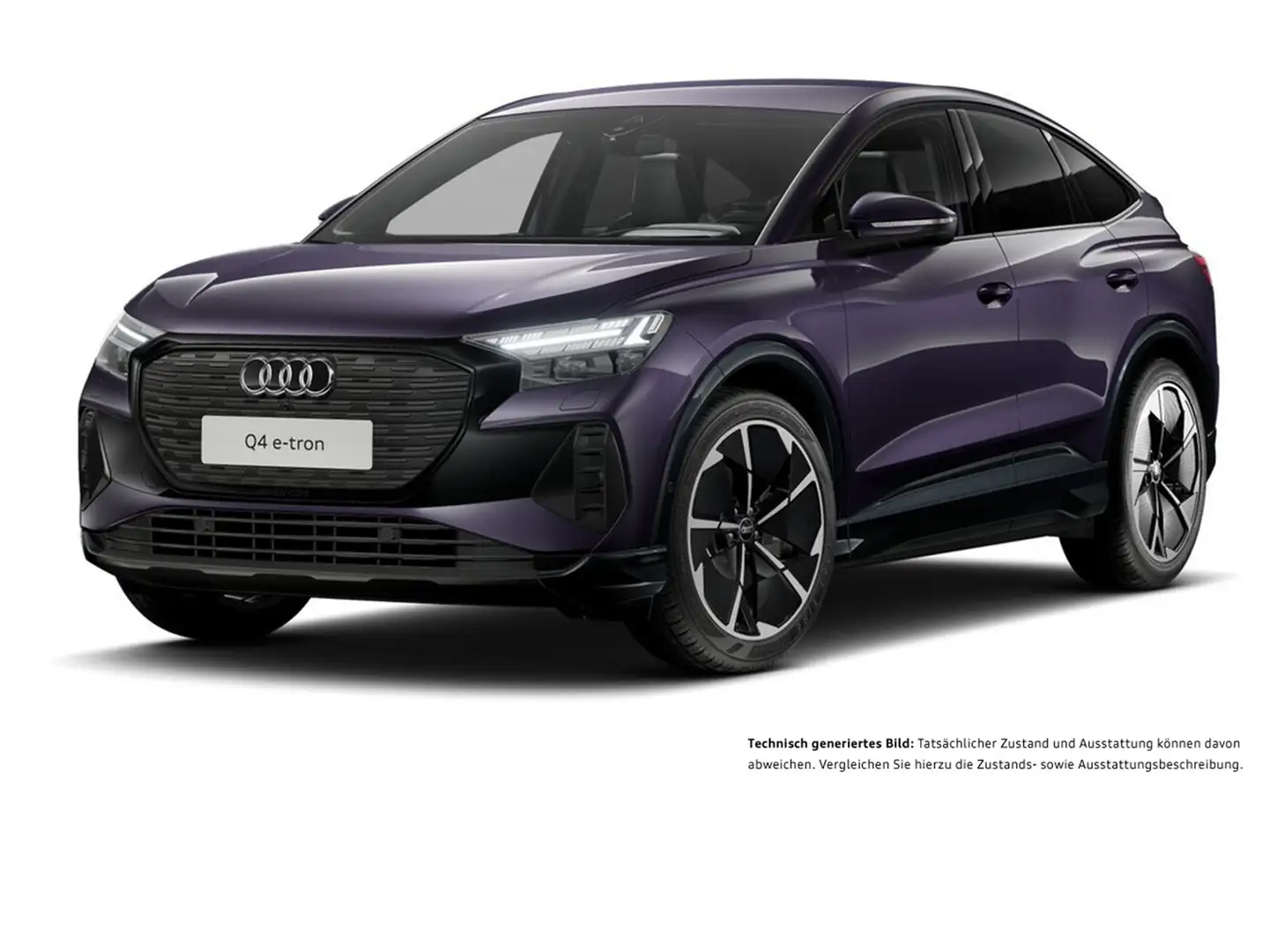 Audi Q4 e-tron Sportback 45 quattro S LINE AHK LM21 Violett - 2