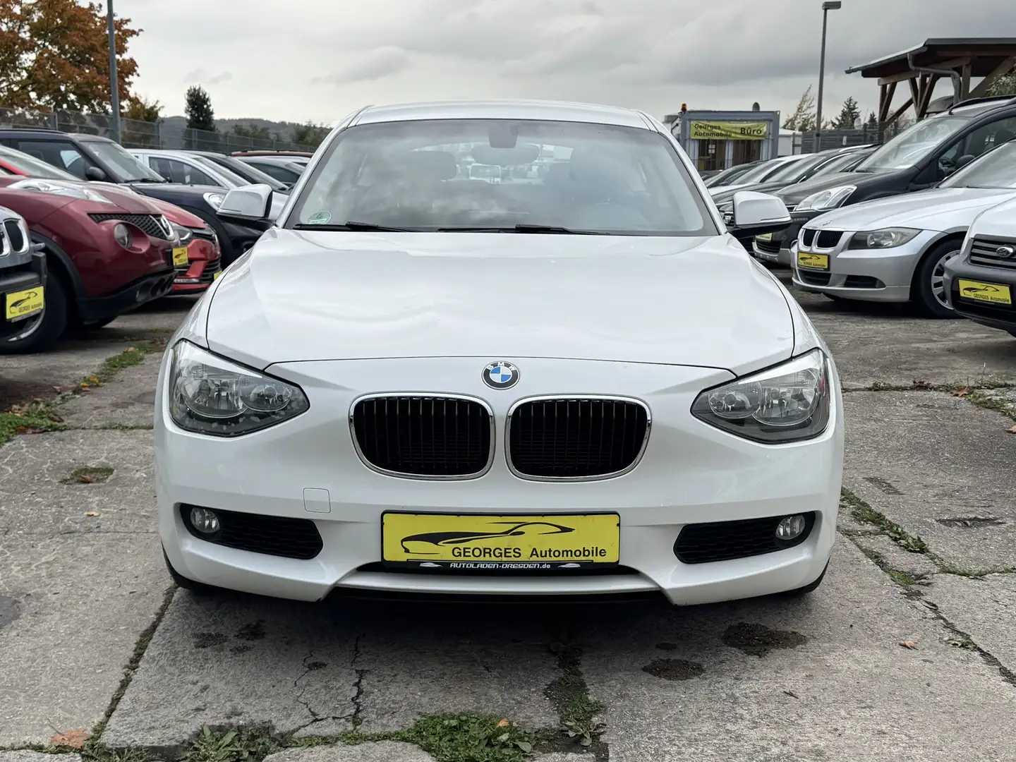 BMW 114 1er (3-Türer) 114i Blanc - 2