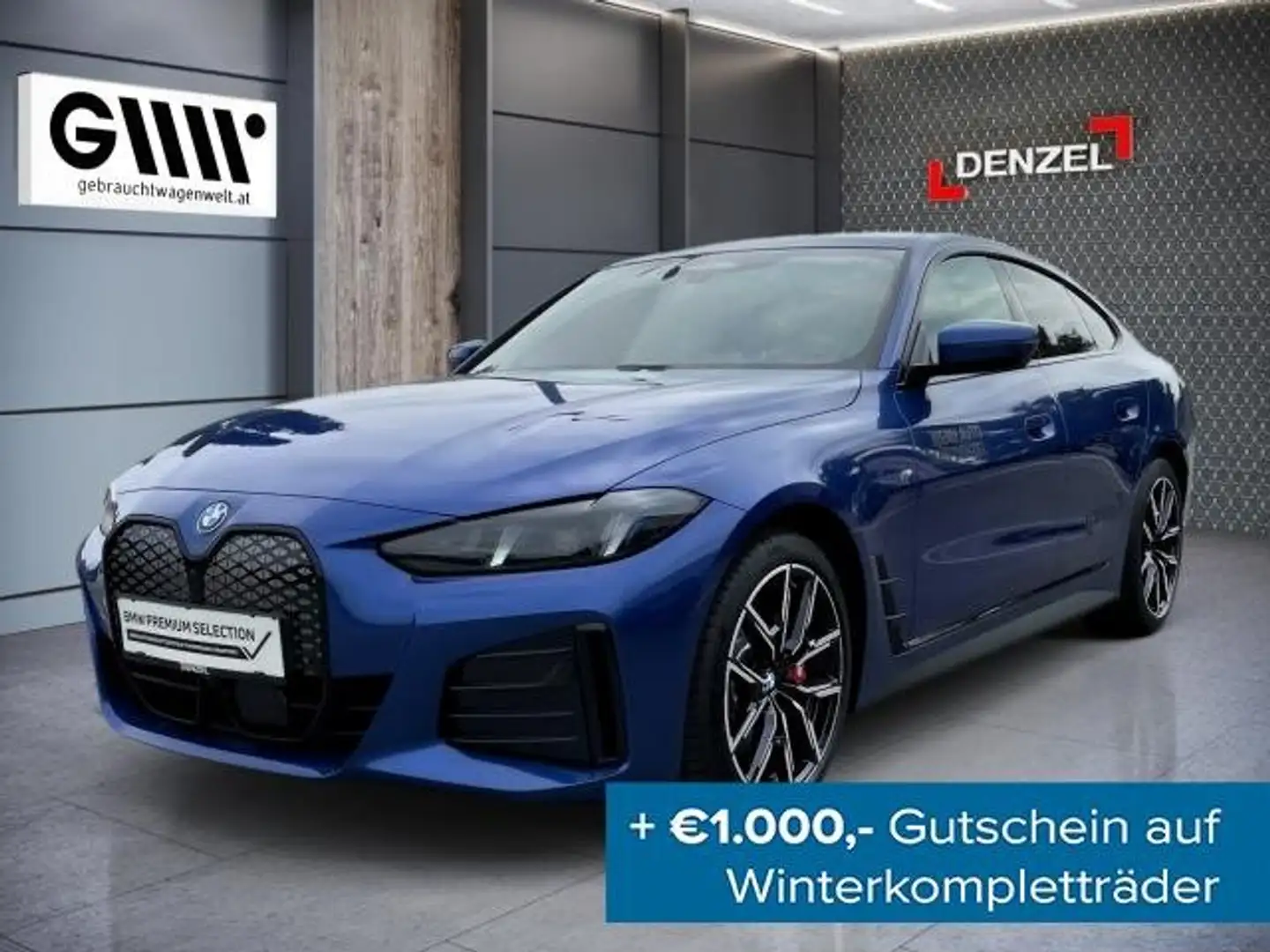 BMW i4 xDrive40 Gran Coupe G26 Bleu - 1