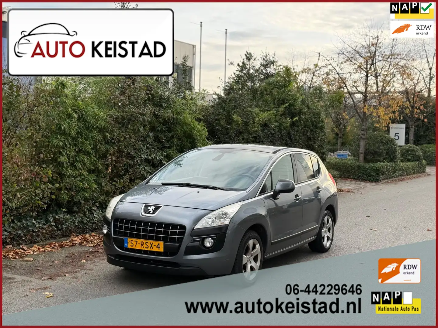 Peugeot 3008 1.6 THP ST 156PK AUTOMAAT CLIMA/PANORAMA/CRUISE! Grijs - 1