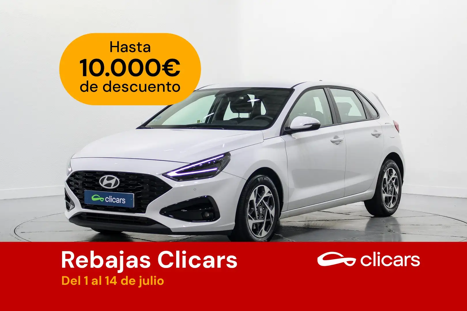 Hyundai i30 1.0 TGDI Klass 48V 100 Blanco - 1