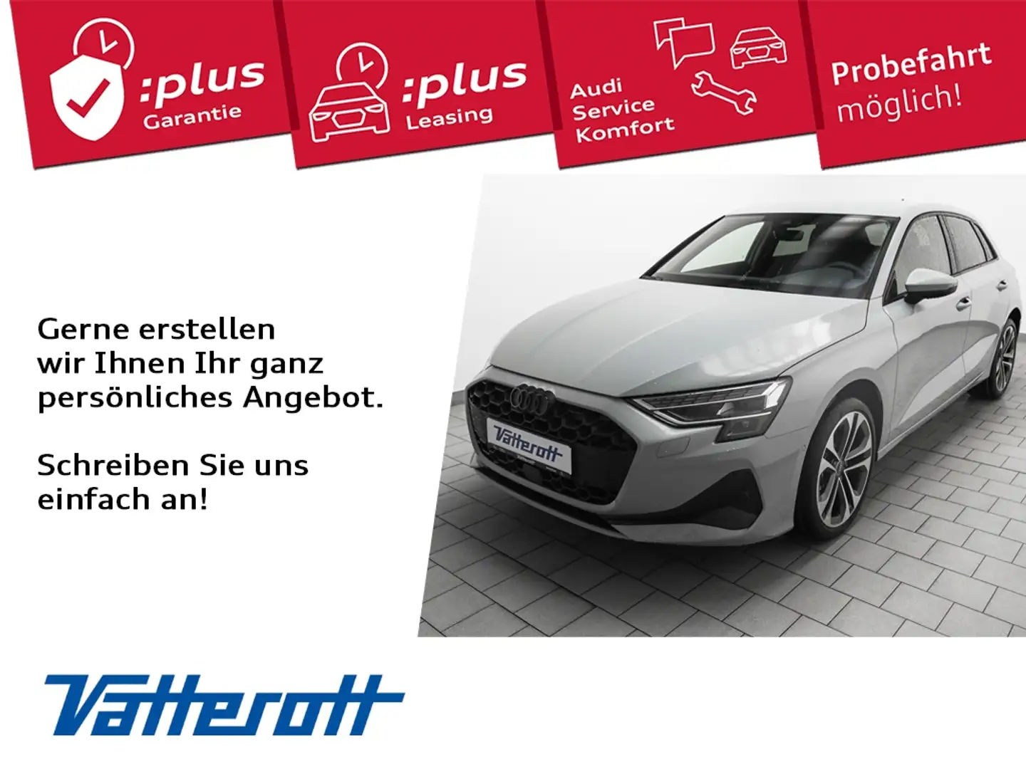 Audi A3 Sportback advanced 35 TFSI AHK Kamera LED CarPlay Grijs - 1