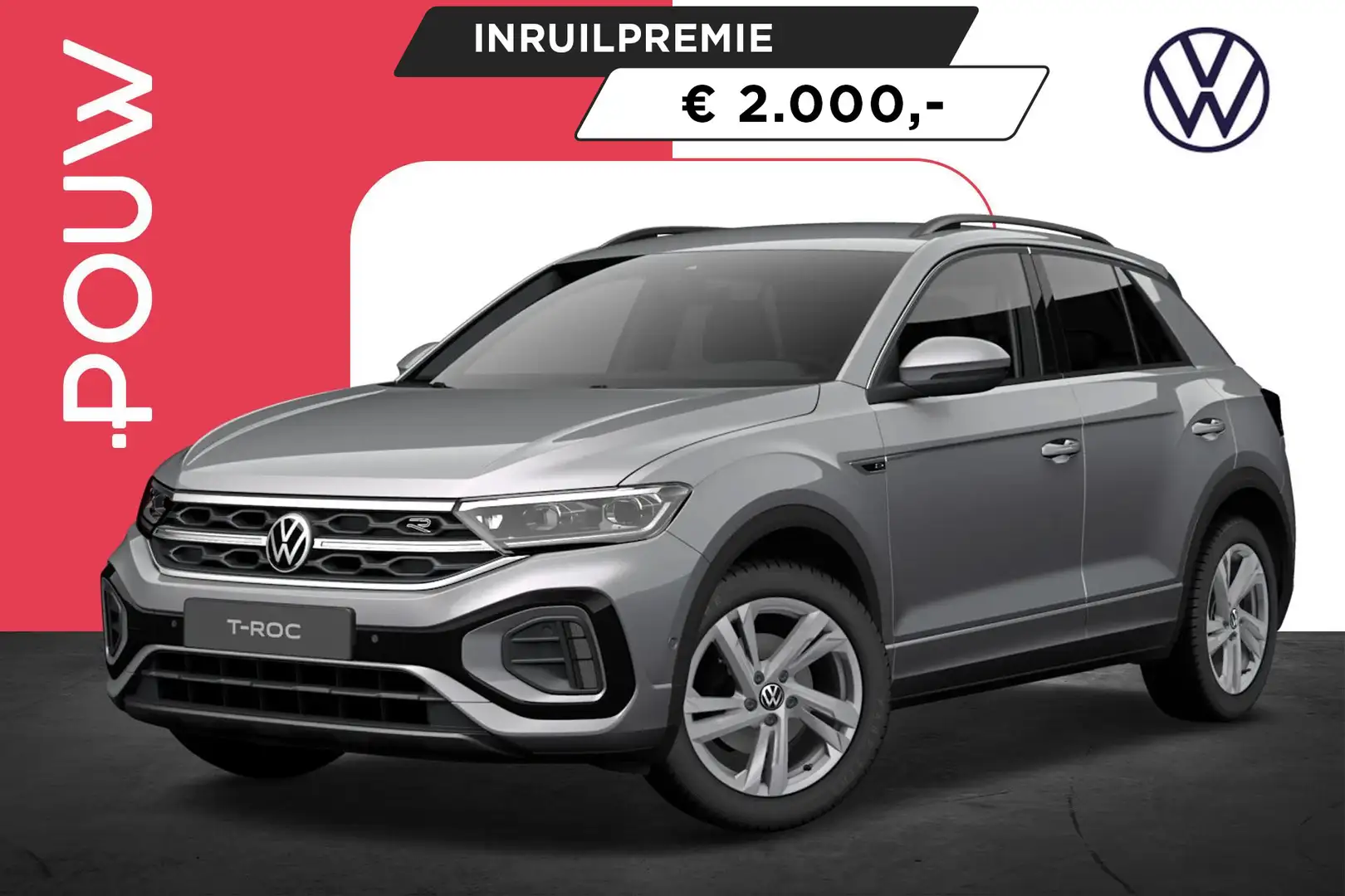 Volkswagen T-Roc 1.5 TSI 150pk R-Line Edition | Matrix-LED | 17" Ve Zilver - 1