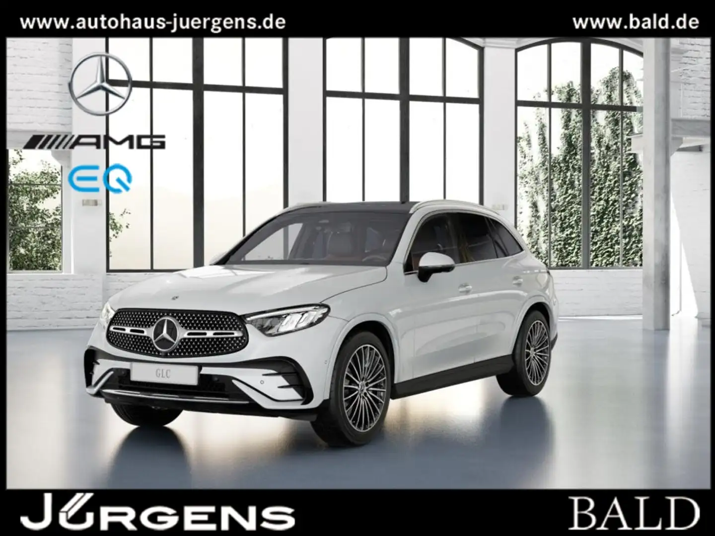 Mercedes-Benz GLC 300 4M AMG-Sport/Pano/AHK/HUD/Distr/Sound/20 Weiß - 1
