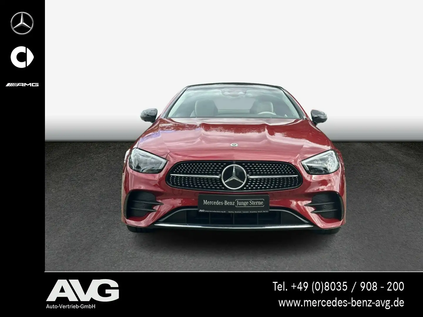 Mercedes-Benz E 450 E 450 4M Coupé AMG 360° DISTRONIC Multibeam Burm Rot - 2