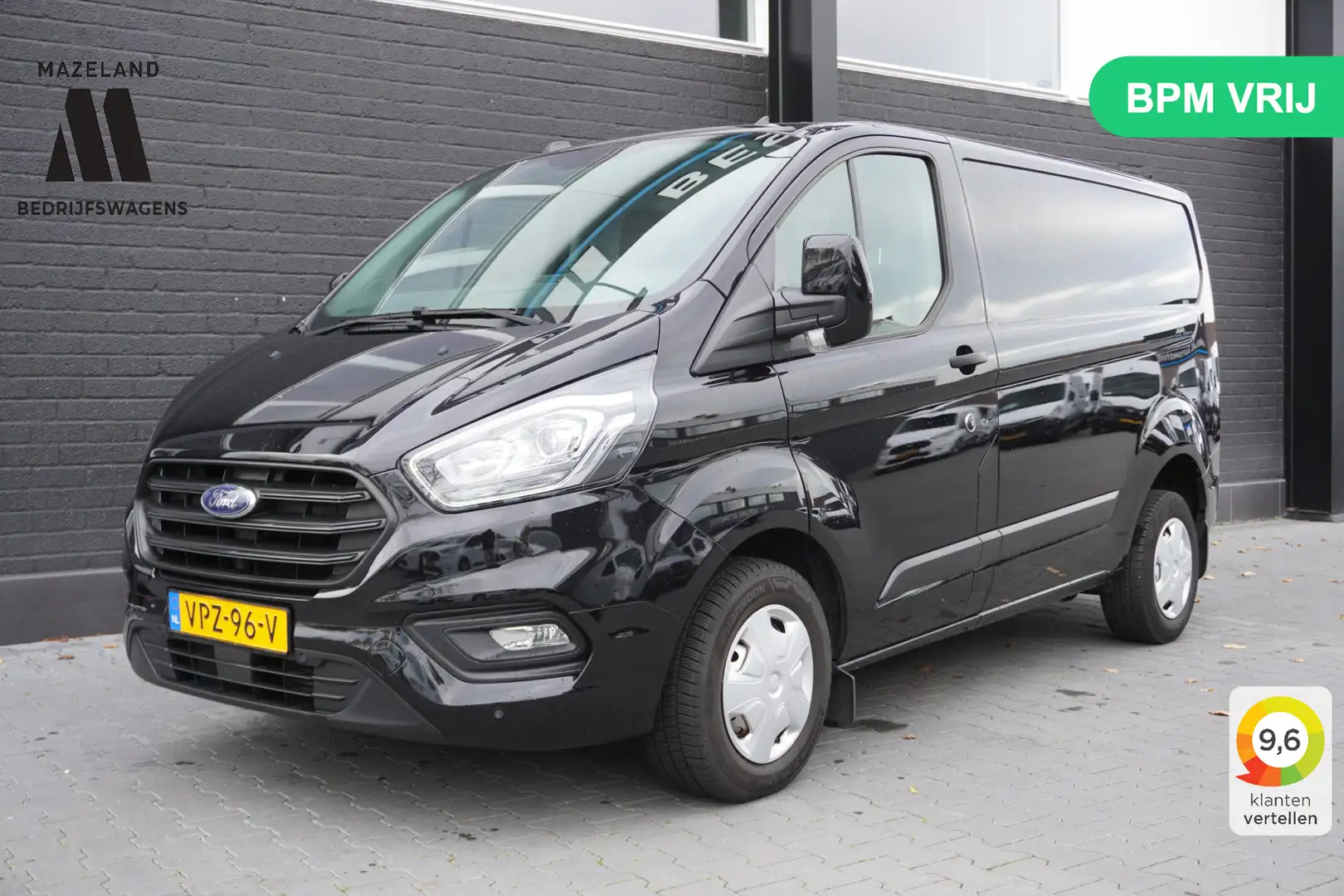 Ford Transit Custom 2.0 TDCI EURO 6 - Airco - Navi - Cruise - €16.900, Noir - 1