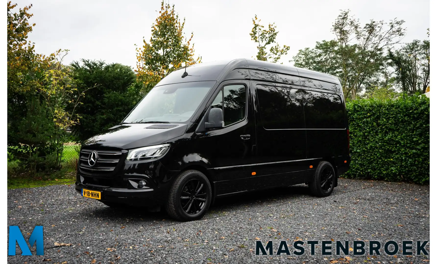 Mercedes-Benz Sprinter 316CDI L2H2 Autom. | 3.500kg trek. | LED | ACC | G Noir - 1