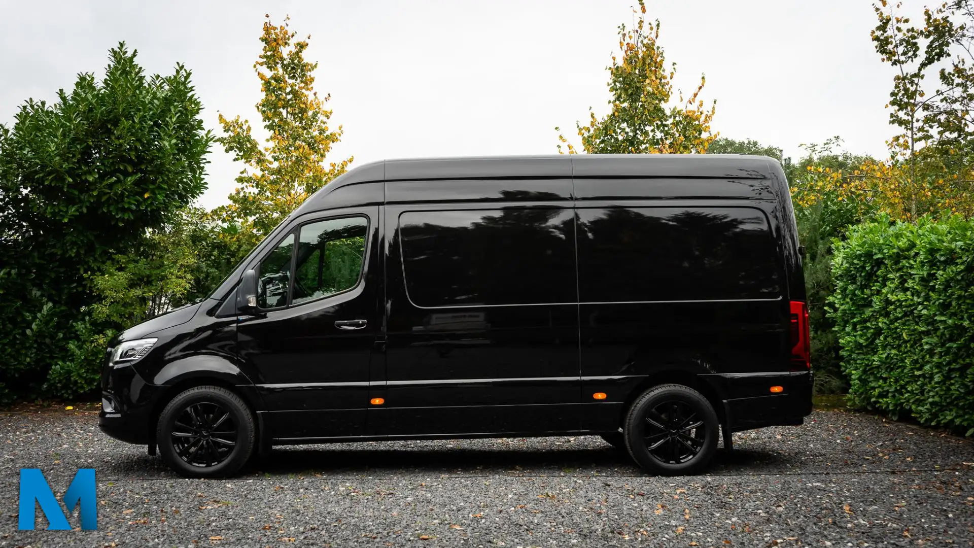 Mercedes-Benz Sprinter 316CDI L2H2 Autom. | 3.500kg trek. | LED | ACC | G Noir - 2
