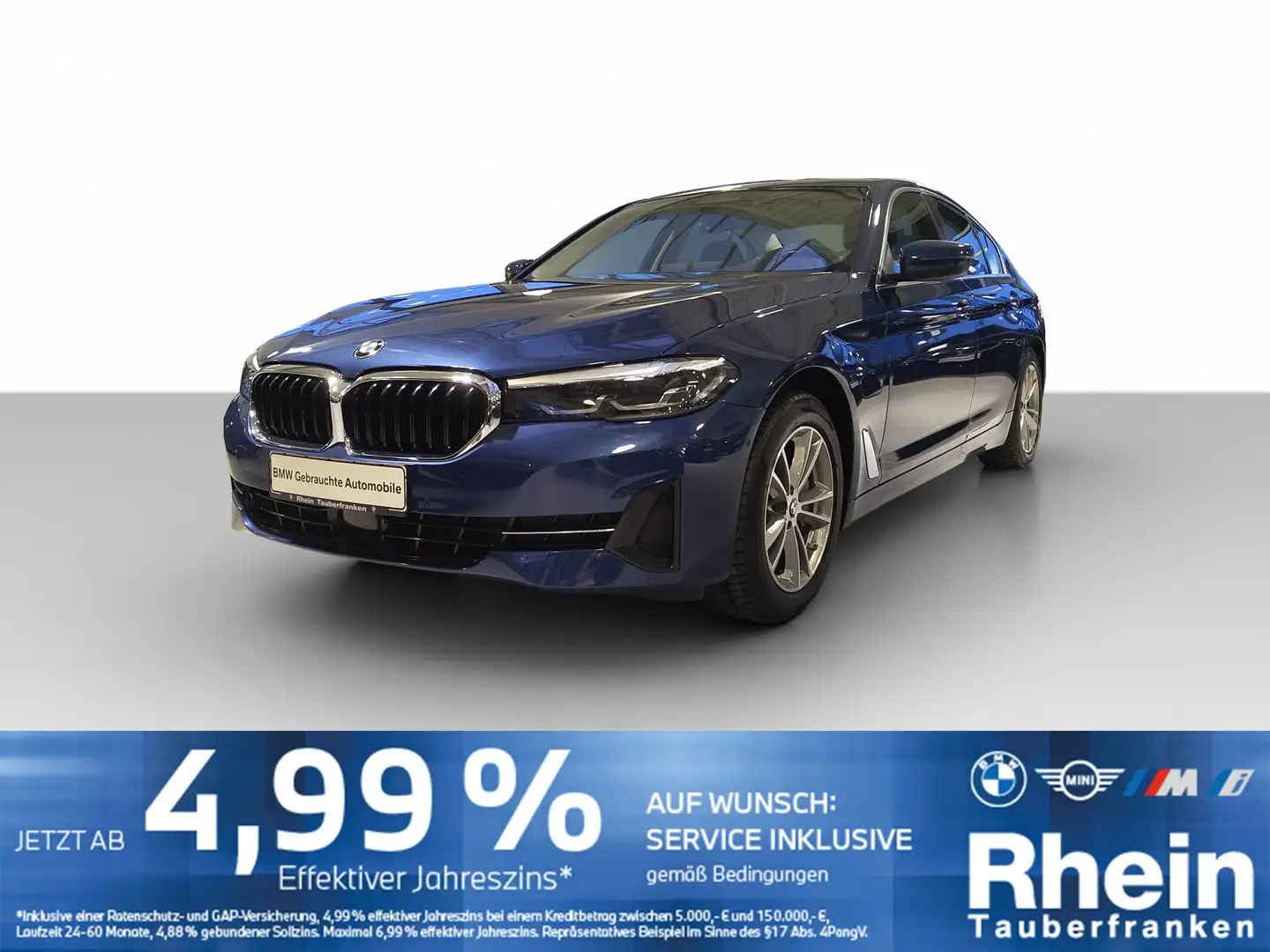 BMW 530 e xDrive Lim. NaviProf*Parkassist*Sportsitze Blau - 1