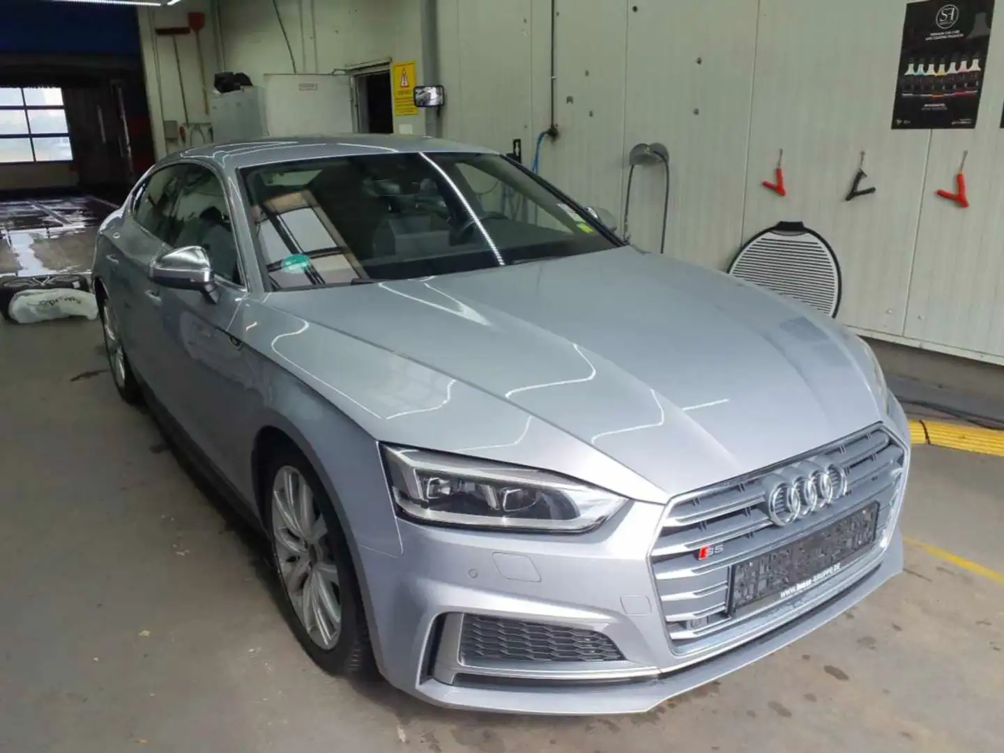 Audi S5 3.0TDI quattro LED Sportfahrwerk Leder Alcant Silber - 2