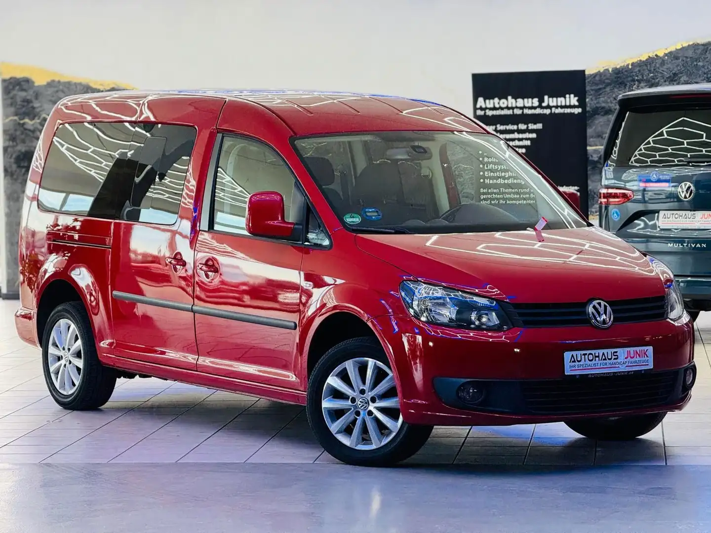 Volkswagen Caddy Maxi-Behindertengerecht-Rampe Rouge - 2