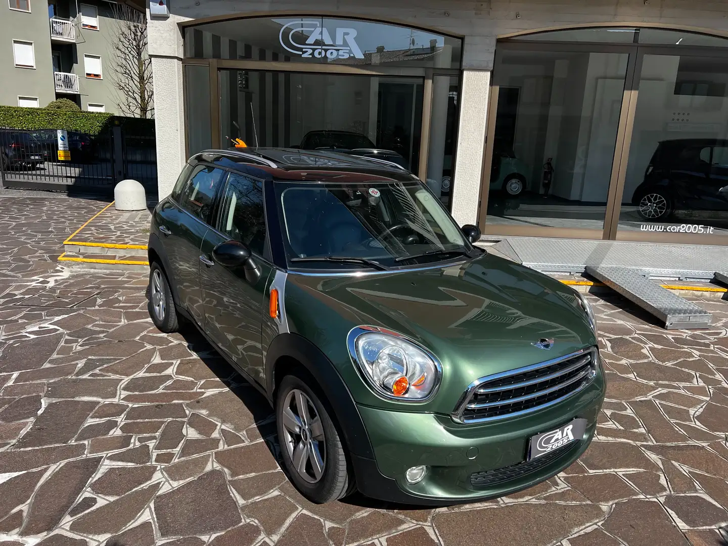 MINI Cooper D Countryman 2.0 auto E6 Tetto Apribile..Pelle.. Verde - 2