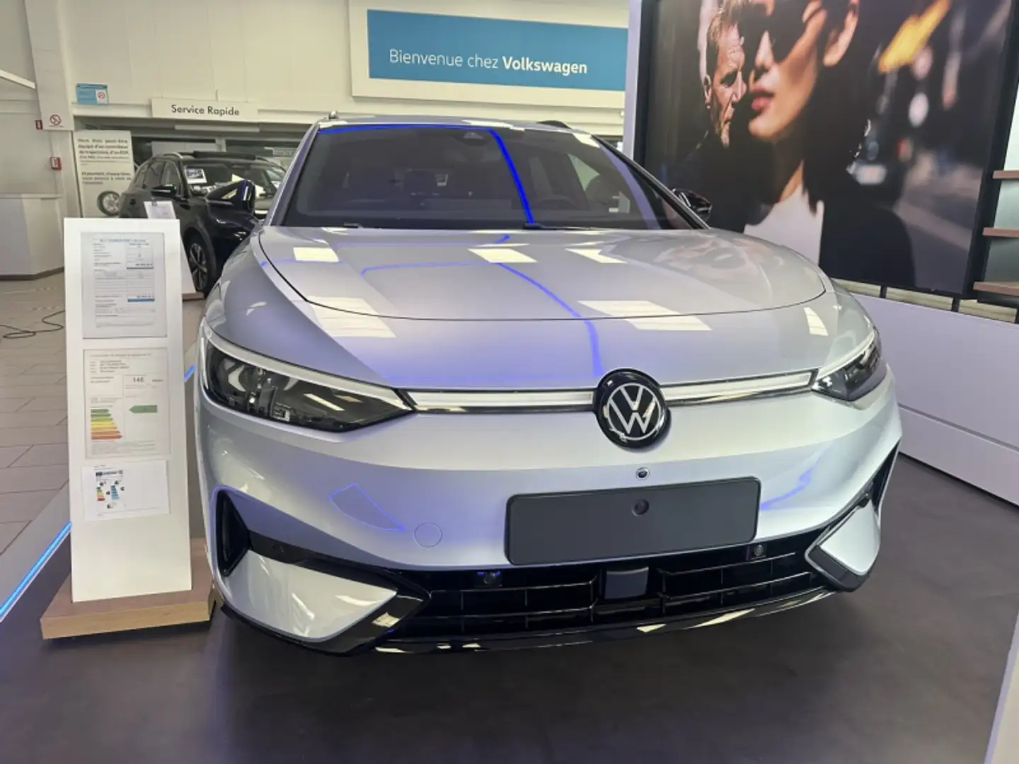 Volkswagen ID.7 286ch Pro 77 kWh Life Max Gris - 2
