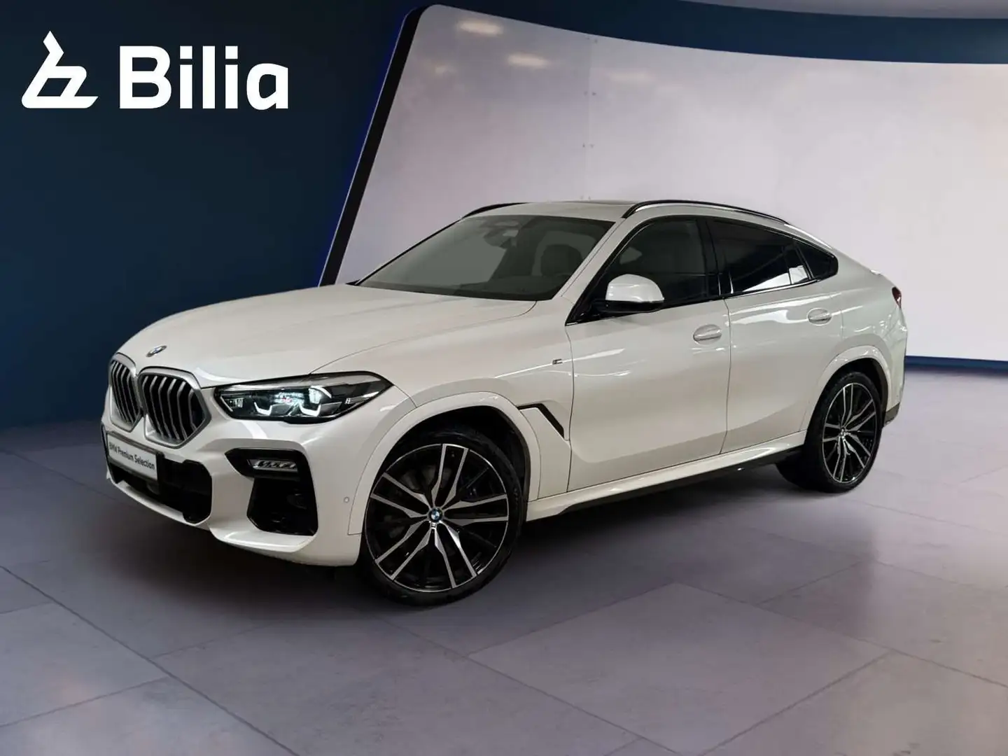 BMW X6 xDrive40d Head-Up HK HiFi DAB Blanc - 1