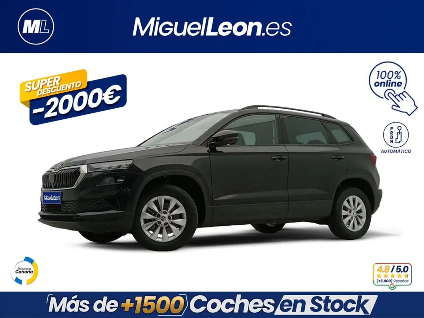Skoda Karoq 1.6TDI Ambition DSG Negro - 1