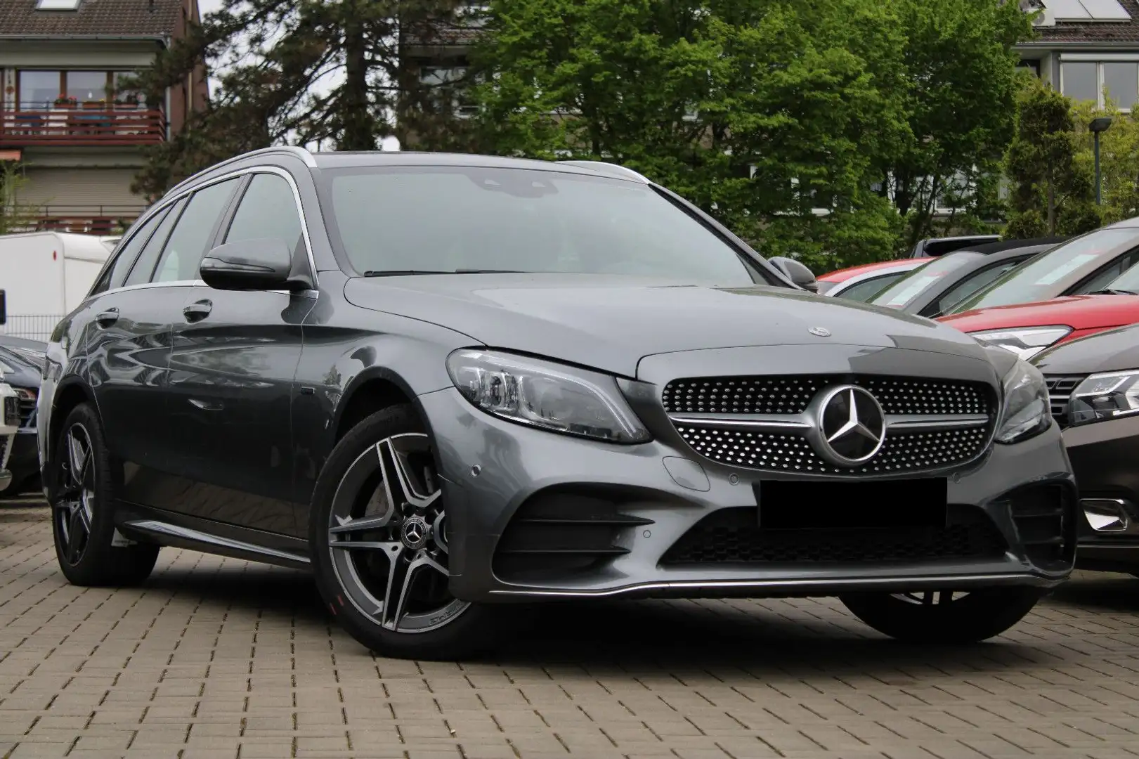 Mercedes-Benz C 300 e T/AMG/Navi/Kamera/LED/Temp/Leder/Totw/Amb Grau - 1