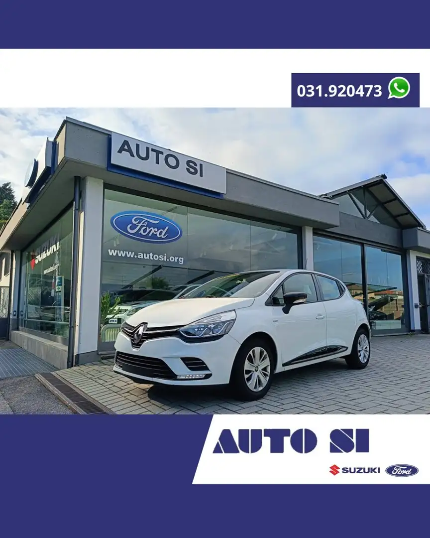Renault Clio Clio 1.2 16v Life 75cv Bianco - 1