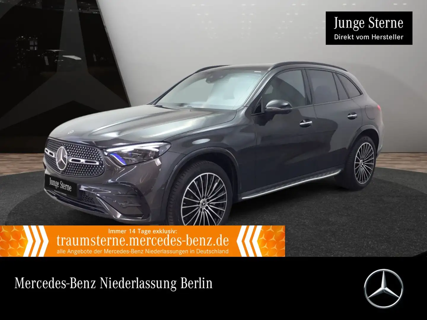 Mercedes-Benz GLC 300 de 4M AMG+NIGHT+PANO+360+BURMESTER+KEYLESS Grau - 1