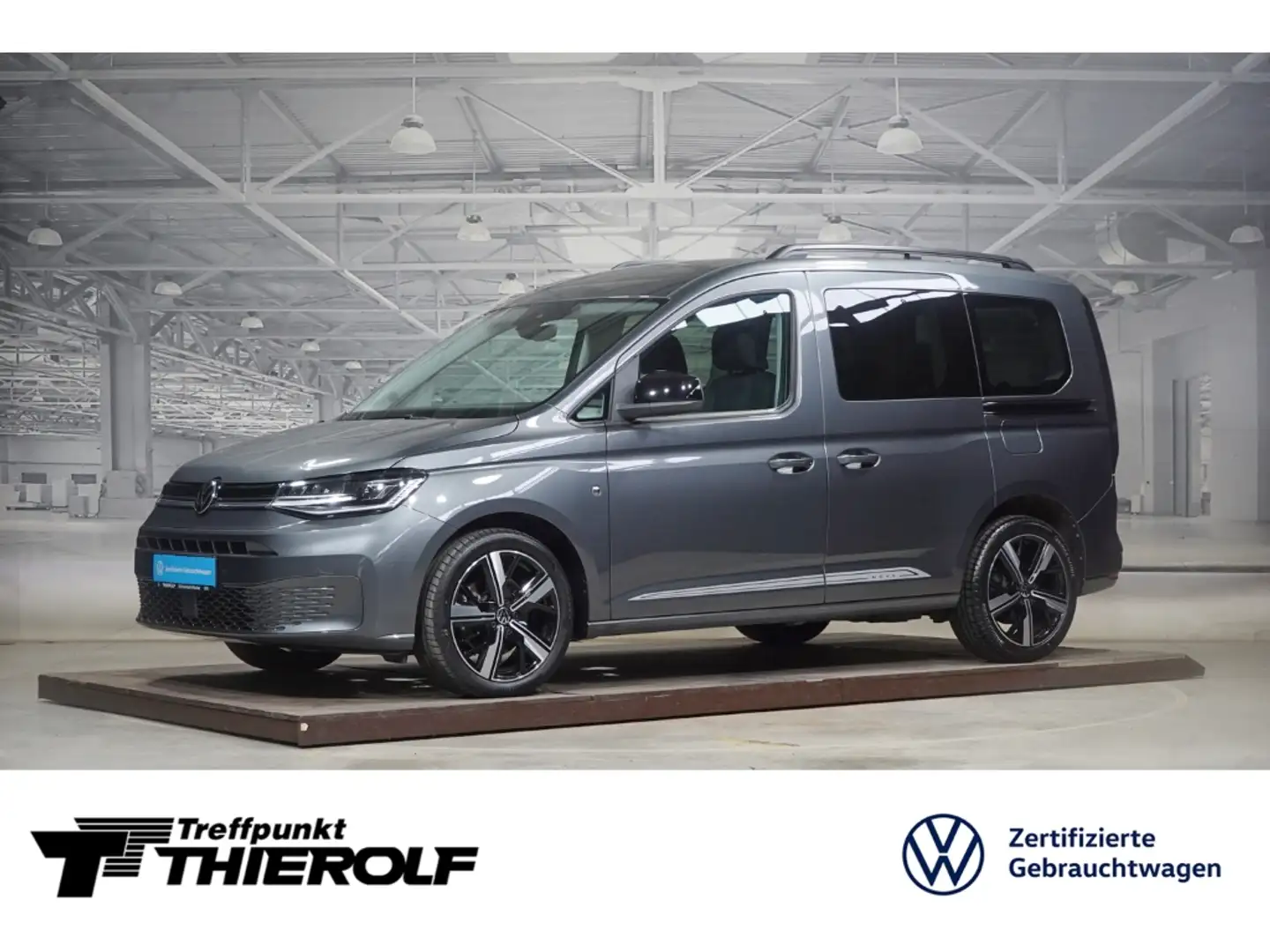 Volkswagen Caddy 2.0 TDI DSG MOVE Panorama AHK LED Grau - 1