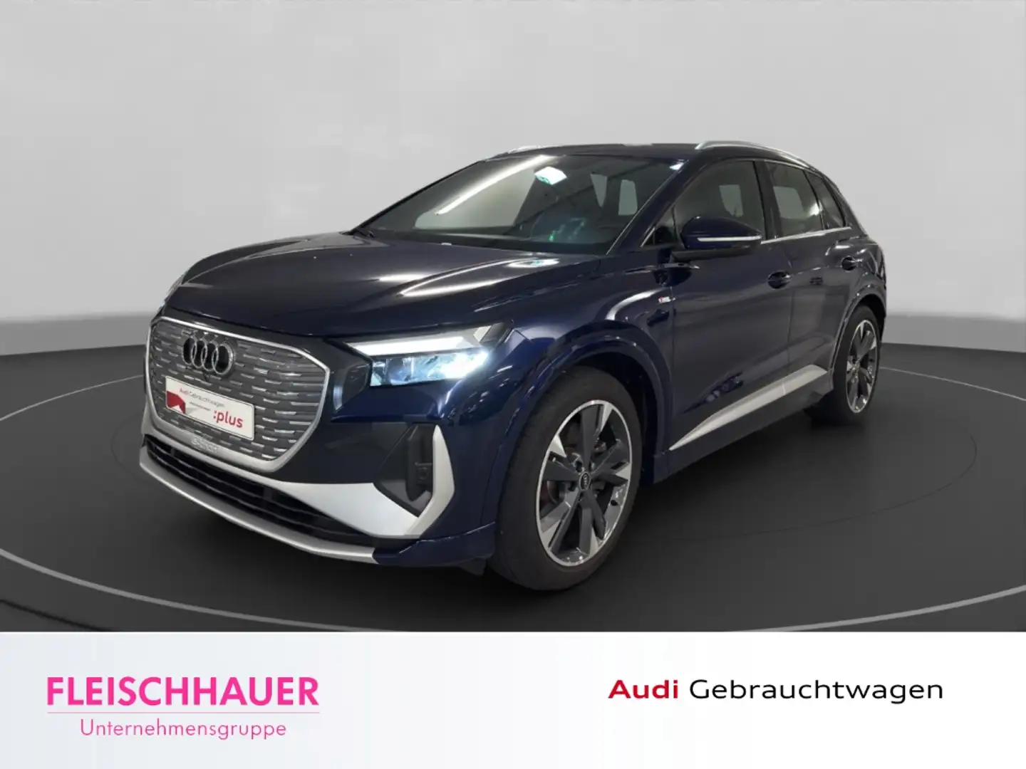Audi Q4 e-tron e-tron 40 S-Line Navi+LED+20''+ACC+VC+Kamera+DSP Blau - 1