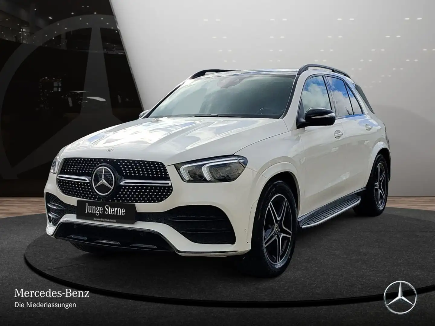 Mercedes-Benz GLE 350 de 4M AMG+NIGHT+PANO+360+AHK+LED+FAHRASS Weiß - 2