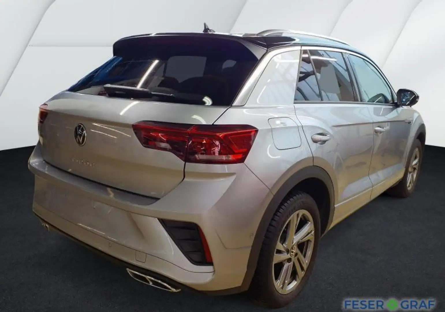 Volkswagen T-Roc 1.5 TSI DSG R-Line AHK KAM NAVI LED-PLUS Silber - 2