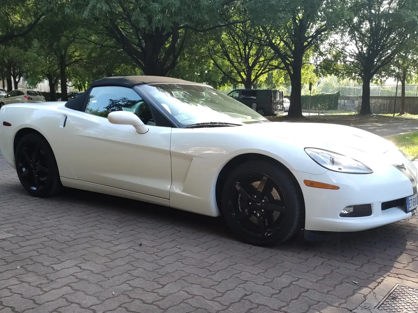 Corvette C6 Convertible Corvette C6 Cabrio 6.2 V8 Grand Sport Bianco - 1