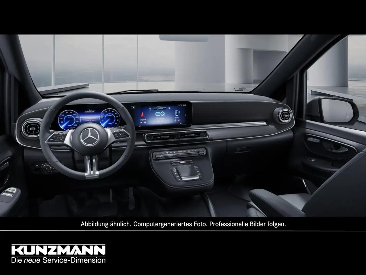 Mercedes-Benz EQV 300 AVANTGARDE Lang MBUX Panorama Distronic Gris - 2