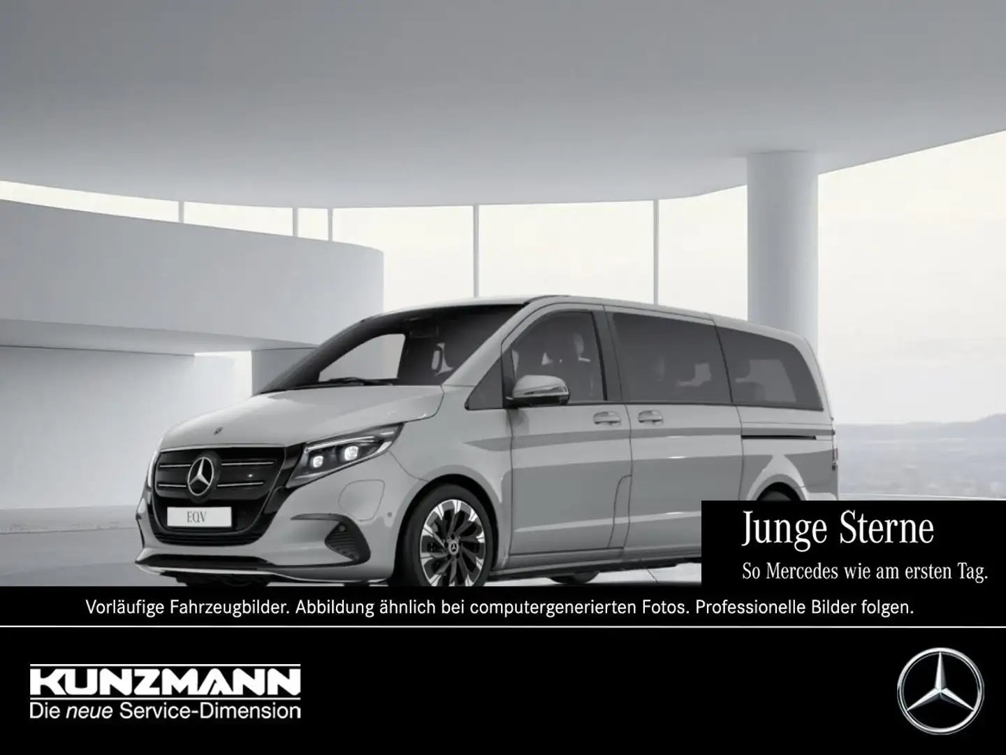 Mercedes-Benz EQV 300 AVANTGARDE Lang MBUX Panorama Distronic Gris - 1