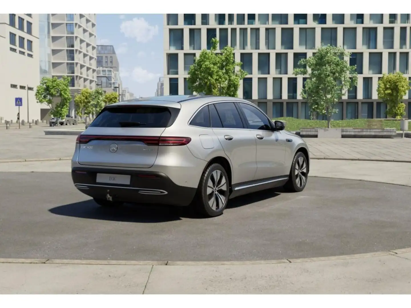 Mercedes-Benz EQC 400 4M ElectricArt/MLB/Cam/AHK/Distr/Totw/19 Silber - 2