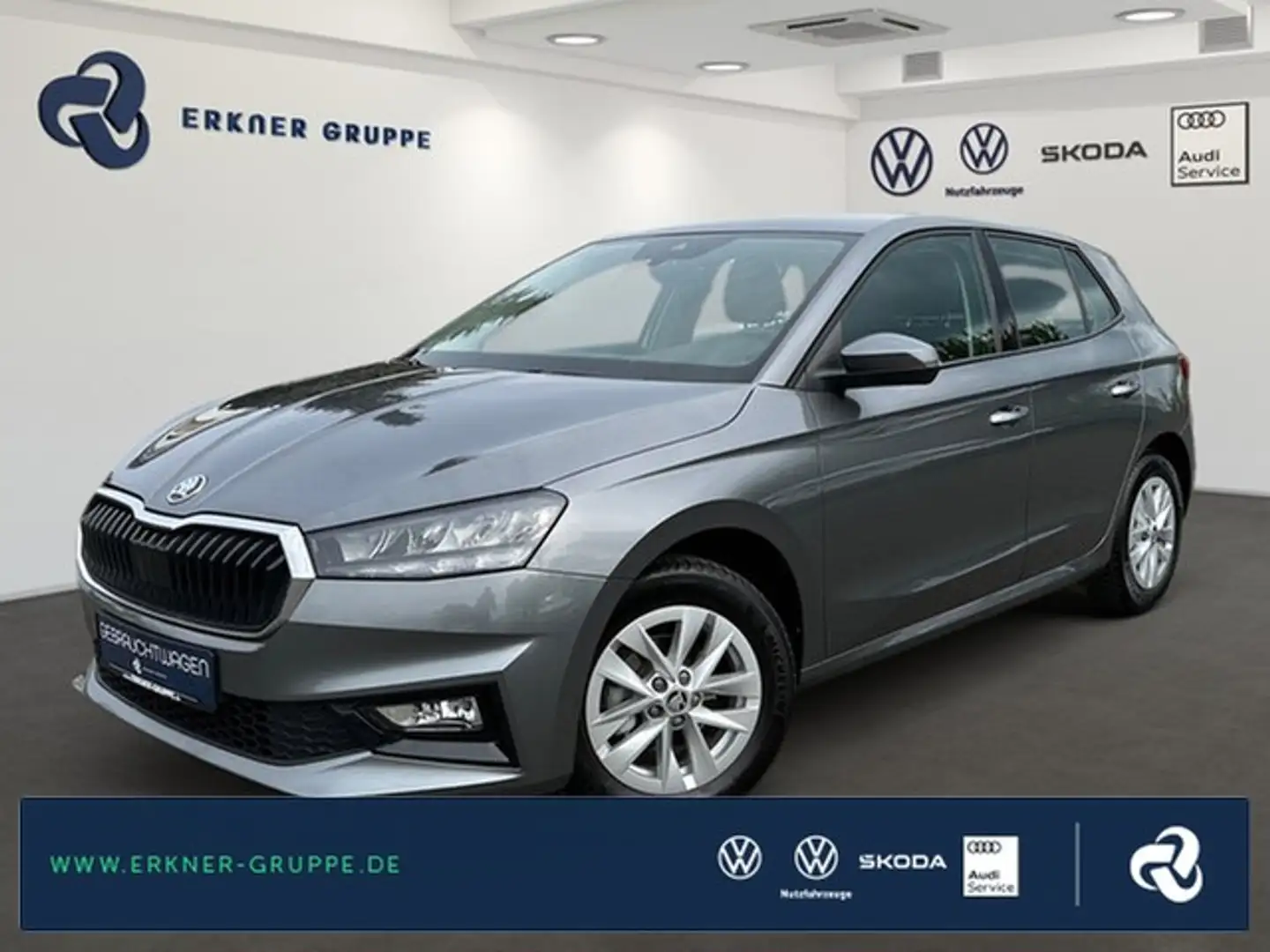 Skoda Fabia 1.0l Selection LED+TEMPOMAT+SMARTLINK+++ Grau - 1