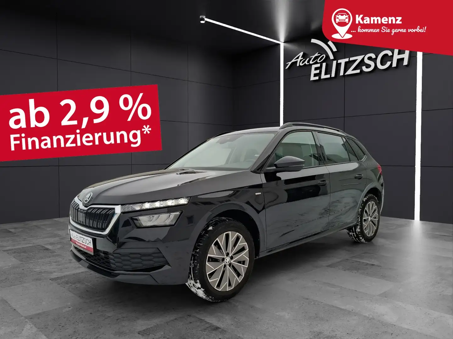 Skoda Kamiq TSI Clever LED Navi AID PDC SH LM Schwarz - 1