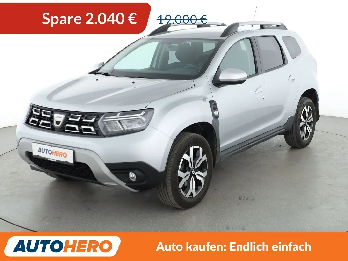Dacia Duster 1.3 TCe Prestige*NAVI*CAM*PDC*SHZ*TEMPO*KLIMA* Silber - 1